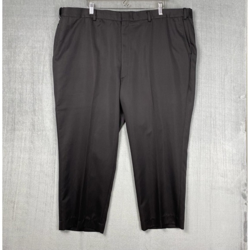 Vtg Norm Thompson Dress Pants Mens‎ 48 Gray Microfiber Normcore